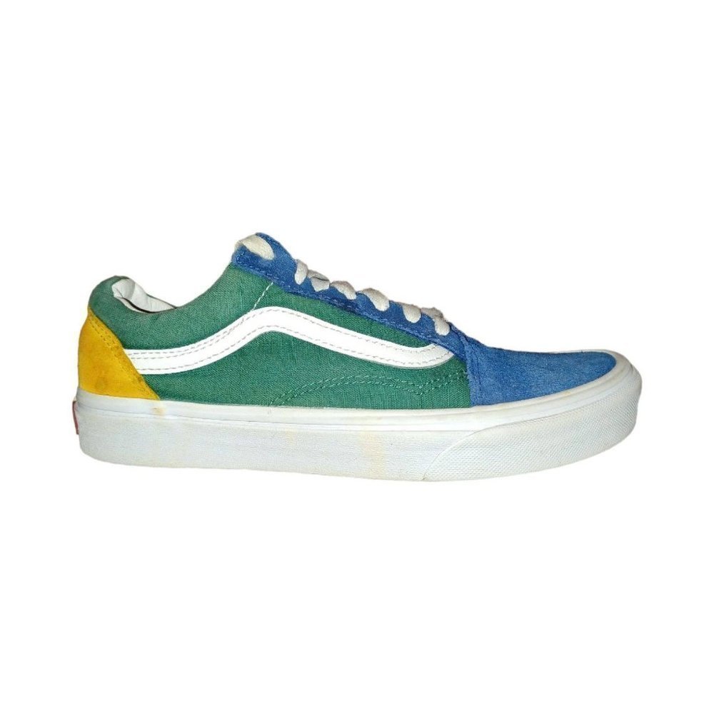 KIDS VANS YACHT CLUB OLD  yellow blue red size 6 womens
